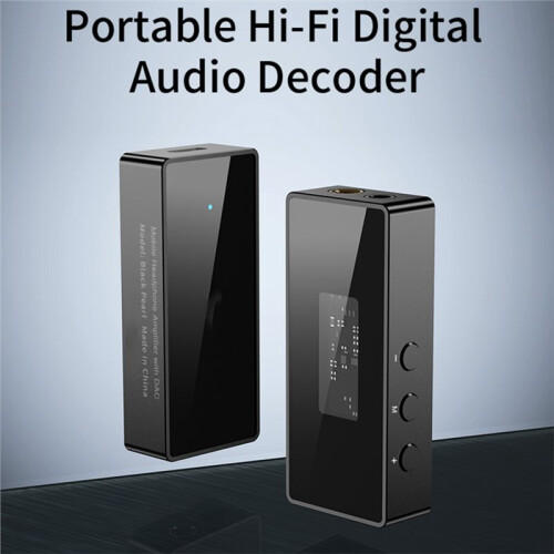 TRN Black Pearl Portable Earphone Power Amplifier Hi-Fi Digital Audio Decoder Output Dual CS43131 PCM DSD USB DAC AMP 2