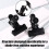 2pcs Embroidery Hoop Holder,Adjustable 360 Rotated  Stitch Lap Stand Table Kit Clamp Hand Free Needlepoint Support 4