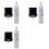 3X for  Refrigerator Replacement Water and Air Filter Combo Pack 4204490 7007067, NSF 42 53 1