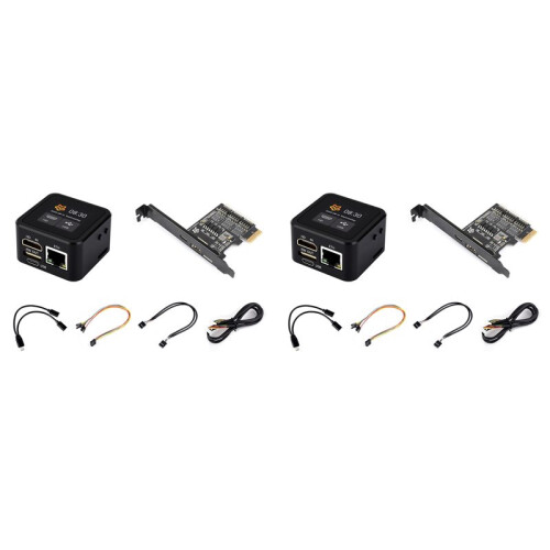 2X Luckfox PicoKVM Kit  IP KVM Remote Management Tool for HD Video Input and HID Signal Output
