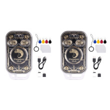 2X Chameleon V3.0 RFID Chip Reader Emulator 125K 13,56 MHz ID IC NFC Lesen Schreiben Tag Kopieren + 8xUID-Schlüsselanhänger/6xCUID-Karte