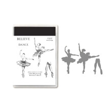 Stamp and Dies for Card Making, DIY Scrapbooking Arts Crafts Stamping Card Silicone Stamp Decoration for Gifts (5583)