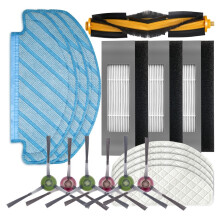 Filter Brush Mop Cloth Set for Deebot Ozmo T8 Vacuum Cleaner Parts for Floor Cleaning
