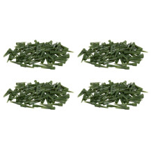 400 Pcs Green Plastic Tapered Pinhead Glue Liquid Dispenser Needles 14G