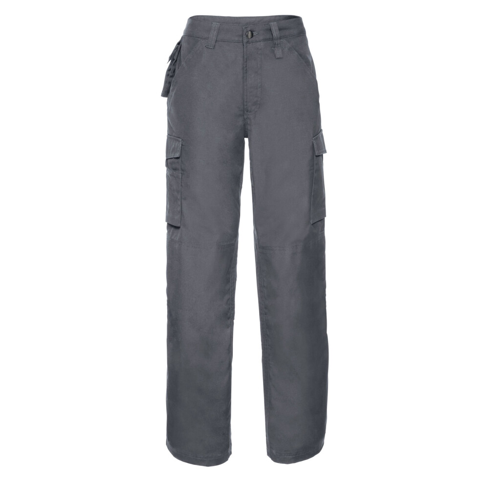 Russell (46S, Convoy Grey) Mens Heavy Duty Work Trousers
