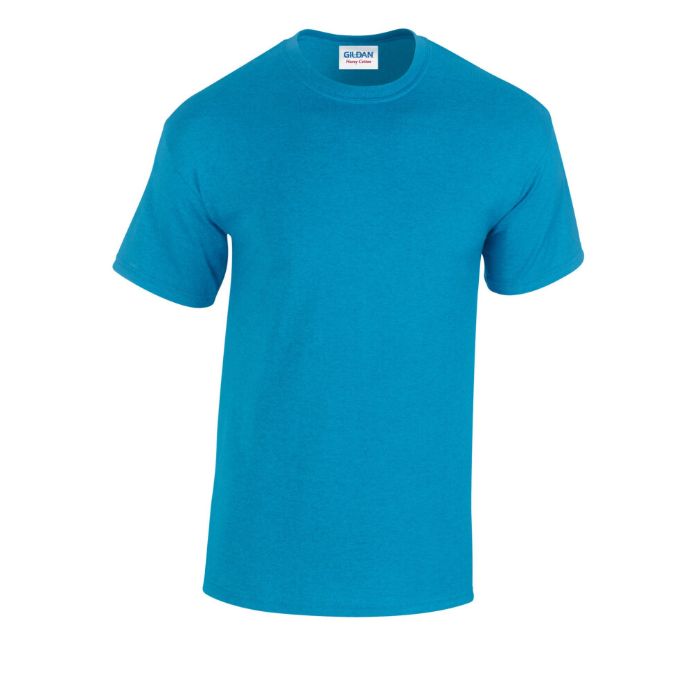 Gildan (Xxl, Antique Sapphire) Mens Heavy Cotton T-Shirt