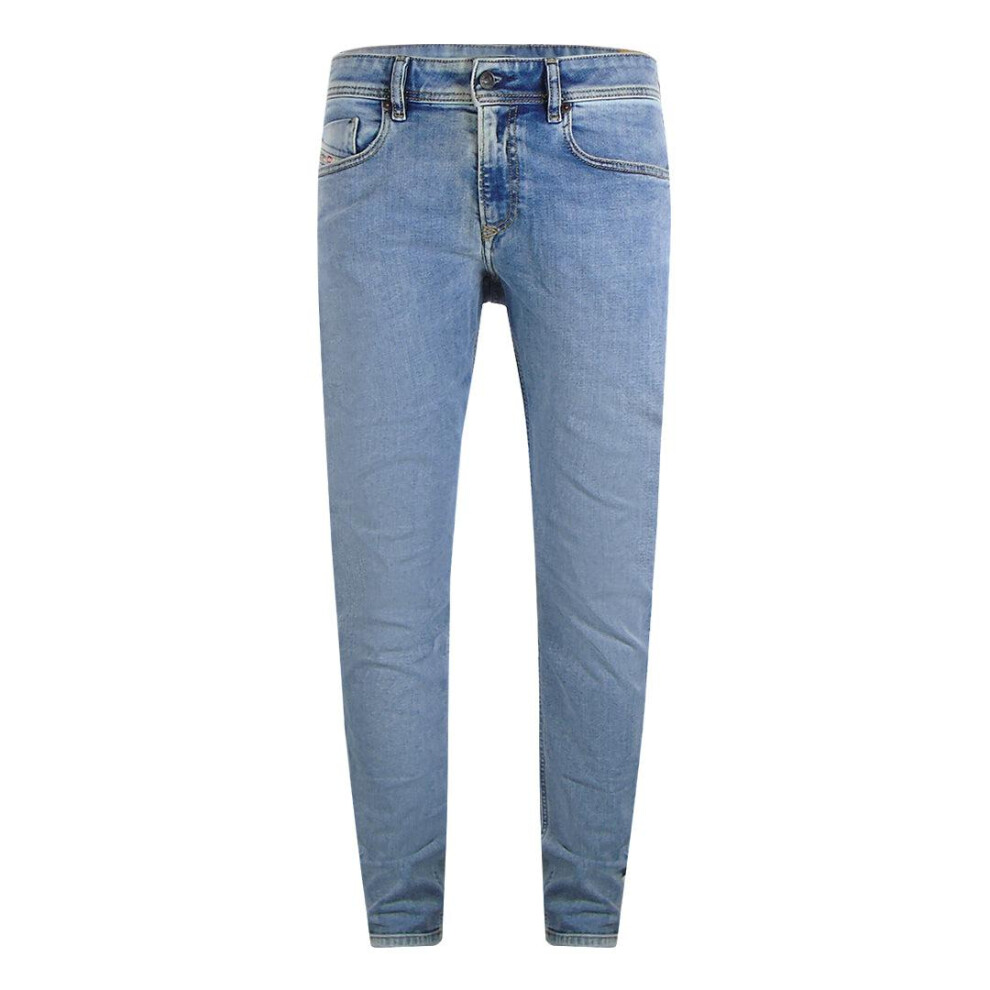 Diesel (30S, Light Blue) Mens 1979 Sleeker-R Denim Jeans
