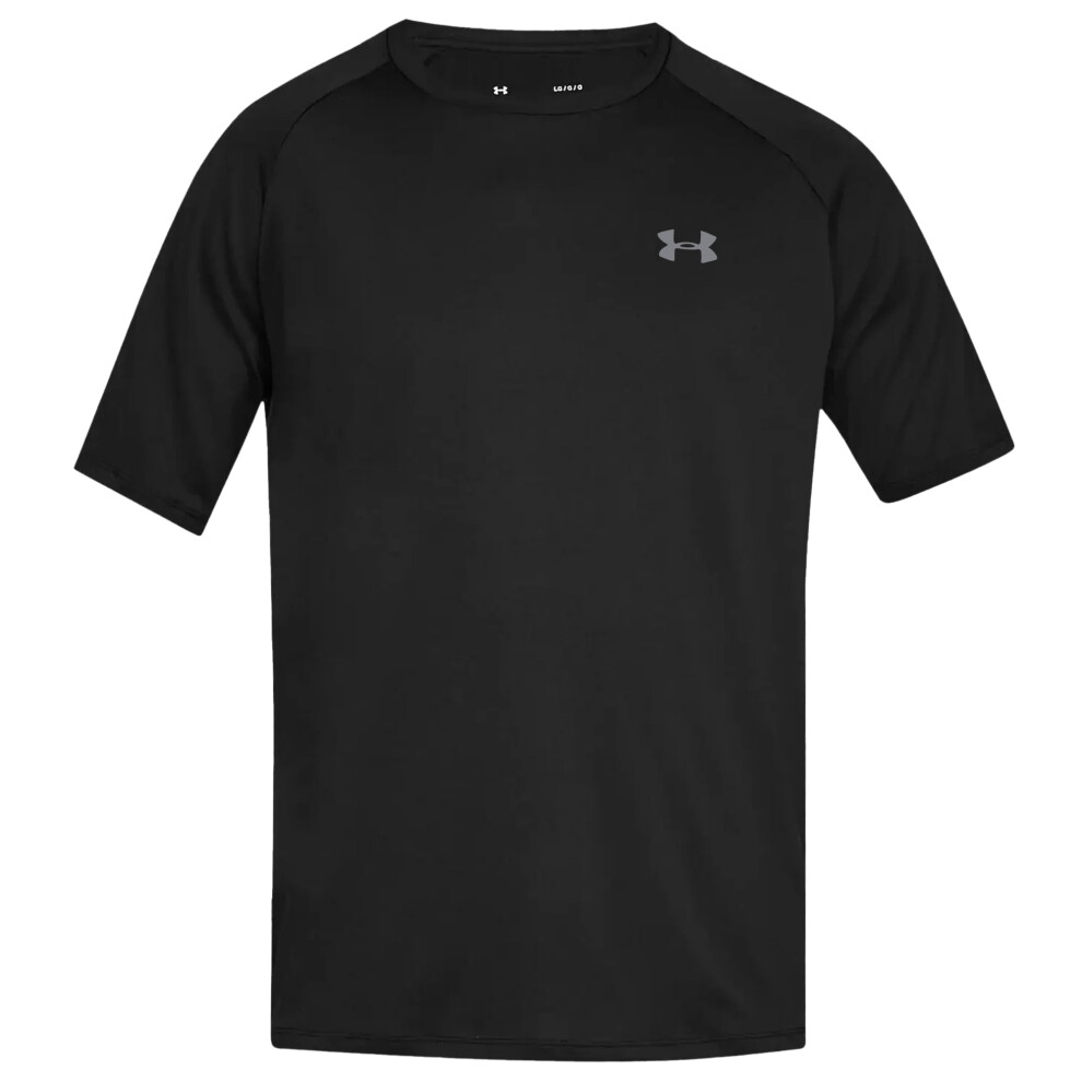 Under Armour (Xxl, Black/Light Graphite) Mens Tech T-Shirt
