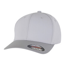 (XL, Griffin/Wolf Grey) Flexfit Logo Water Repellent Baseball Cap