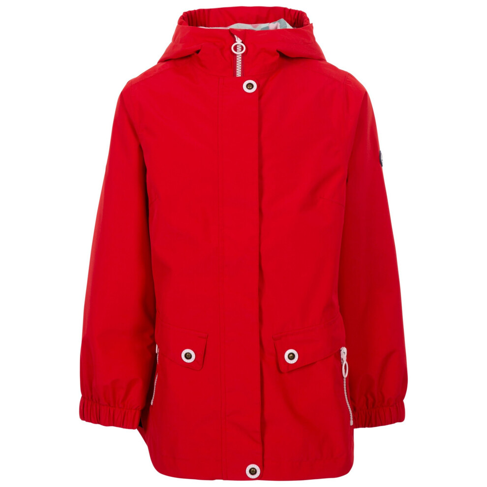 Trespass (9-10 Years, Red) Girls Flourish Tp75 Waterproof Jacket