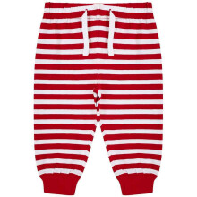 (18-24 Months, Red/White) Larkwood Baby Lounge Pants