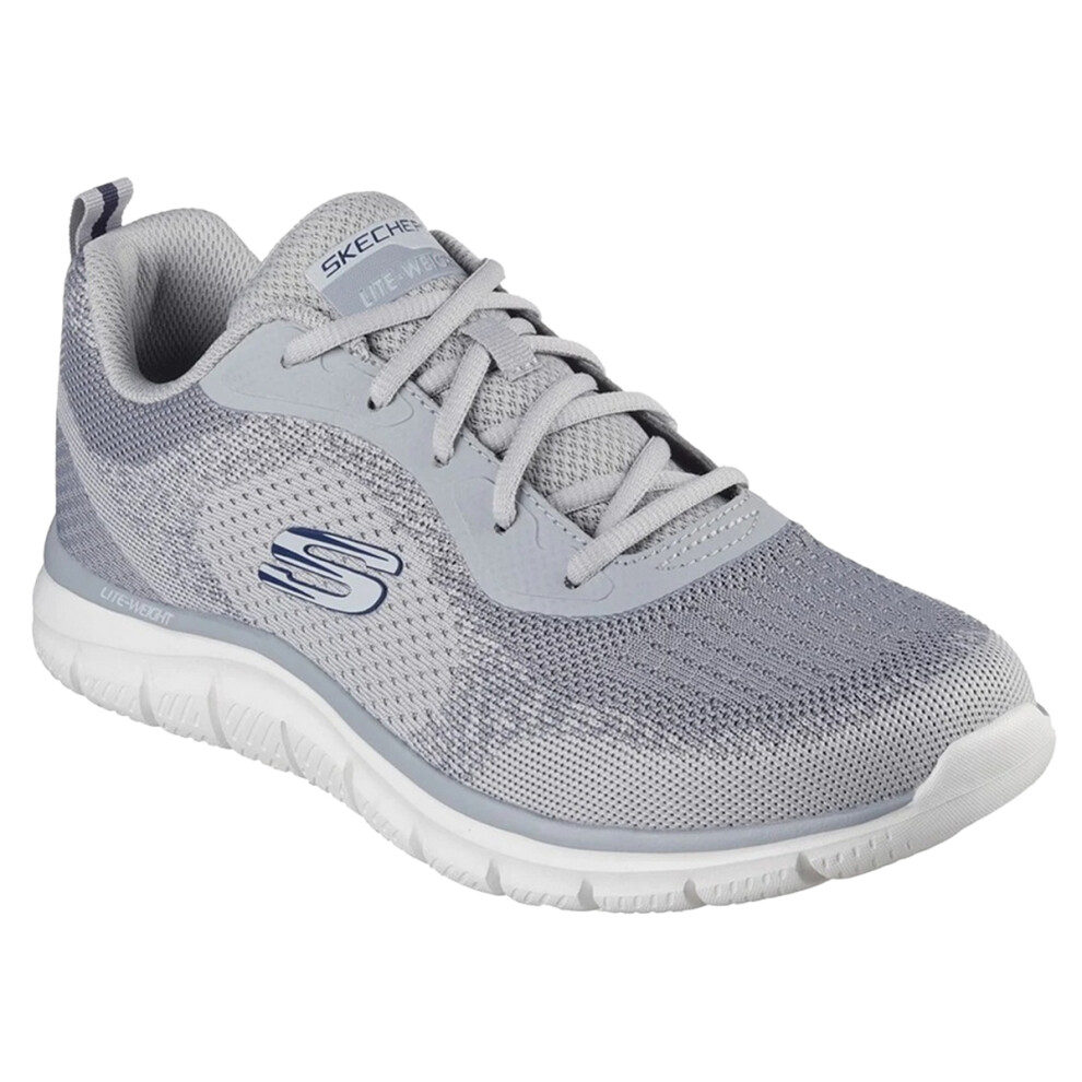 Skechers (8 Uk, Grey) Mens Track Glendor Trainers