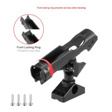 Adjustable Boat Fishing Rod Rack Holder Device Pole Kayak Support Fixer Fix Pole Rotatable Mount Inflatable
