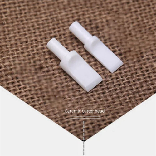 7mm Flat Bit Ceramic Rotary Carving Tool Bit DIY Handmade Leather Carving Tool 2