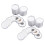 120 Pcs 46mm Coin Cases Capsules Holder Applied Clear Plastic Round Storage Box 1