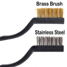 12-Piece Wire Brush Scraping Handle Brush Wire Brush is Used to Clean Welding Slag Rust