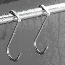 3X Stainless Steel Perforation-Free Cabinet Door Seamless Clothes Hook Door Back Wall Hanging Hook