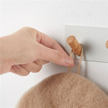 2X Magnetic Hooks, Magnet Coat Rack with 3 Hooks for Indoor Outdoor Hanging, Kitchen, Keys Holder, Refrigerator, Oven A