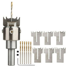 16PCS Woodworking Milling Cutter Set for Crafting Wooden Rings and Jewelry (16/17/18/19/20/21mm)