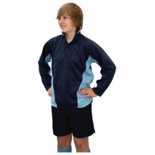 (26in - 28in, Navy/Sky Blue) Carta Sport Unisex Adult Reversible Rugby Shirt