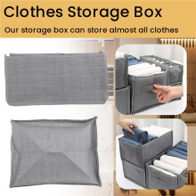 Closet Drawer Organizer for T-Shirts Jeans Shirts Leggings Organizing System for Wardrobe Storage Box A