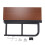 Spice Rack Kitchen Storage Stand Multi-Layer Seasoning Organizer Condiment Organizer Kitchen Shelf Black 6