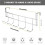 4X 5 Hooks over Door Home Bathroom Kitchen Coat Towel Loop Hanger Rack Holder Shelf,Silver 9