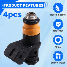 4PCS H029611 Fuel Injector for MEGANE CLIO SCEINIC KANGOO 1.4 16V K4J 1999-2007