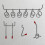 114 Pcs Peg Board Hooks Assortment with Metal Hooks Sets, Hole Plate Bins, Peg Locks for Organizing Storage System Tools 2
