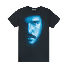 (S, Black) Game of Thrones Mens Jon Snow Winter Is Here T-Shirt