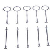 10 Wedding Metal 2 Tier Cake Stand Center Handle Rods Fittings Kit