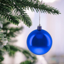 Karácsonyfa díszkészlet, 100 fényes dísz