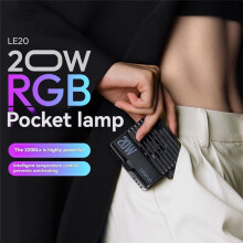Ulanzi LE20 LED Panel Light 20W RGB Professional Photography Lighting for Camera Game Live Video Filmmaker Lighting