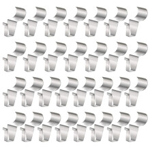 30 Pack Vinyl Siding Hook Hanger, No-Hole Needed Heavy Duty Vinyl Siding Clips for No Damage Hanging Things Siding
