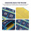 2X 30 Numbered Pockets Chart Cell Phone Organizer Hanging Storage Bag for Classroom Calculator Mobile Phone Holders 8
