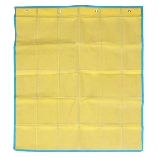 2X 30 Numbered Pockets Chart Cell Phone Organizer Hanging Storage Bag for Classroom Calculator Mobile Phone Holders 2