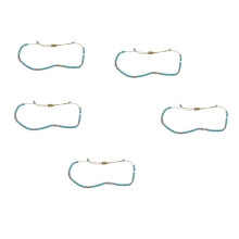 5X Bohemian Star Beads Stone Anklets for Women Vintage Woven Rope Pendant Bracelet Leg Anklet Beach Ankle