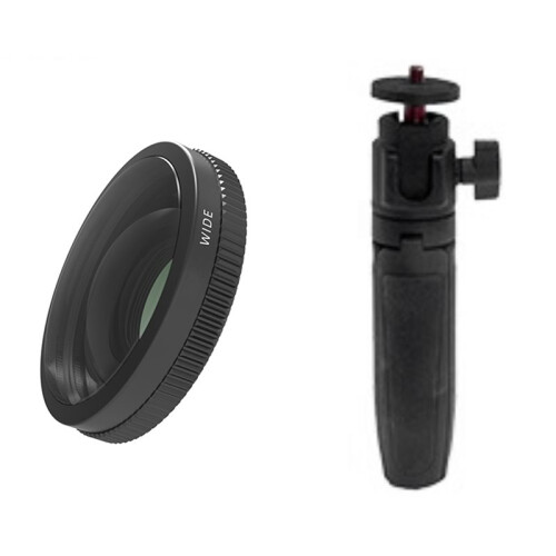 Wide-Angle Lens+ Selfie Stick for  OSMO  Wide Lens Filter for  OSMO  Action Camera Accessory