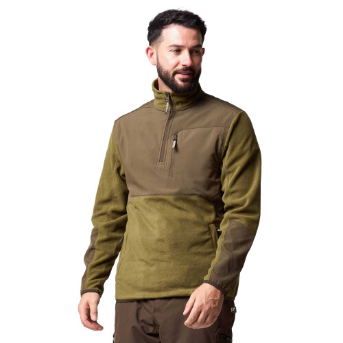 JACK PYKE JACK PYKE Rannock Fleece Pullover Dark Mustard Medium