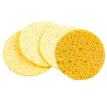 Soldering Iron Tip High Temperature Resistants Sponge Yellow Cleaning Sponge Cleaning Sponge Round Sponge