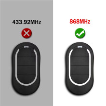 2X for ALUTECH AT-4N 868MHz Garage Door Remote Control 868.35MHz Rolling Code Remote Control Garage Door Opener Command