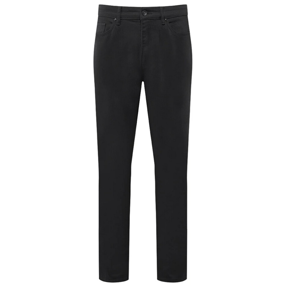 Premier (34L, Stay Black) Mens Workready Straight Leg Jeans