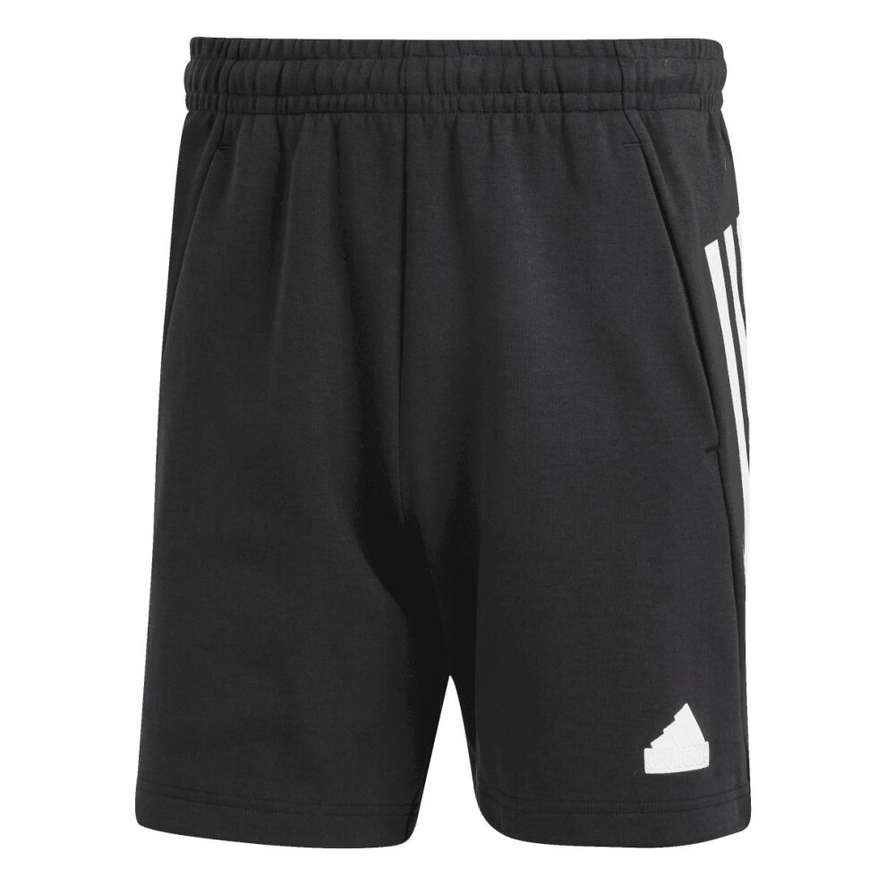 Adidas (Xs, Black) Mens Future Icons 3 Stripes Shorts