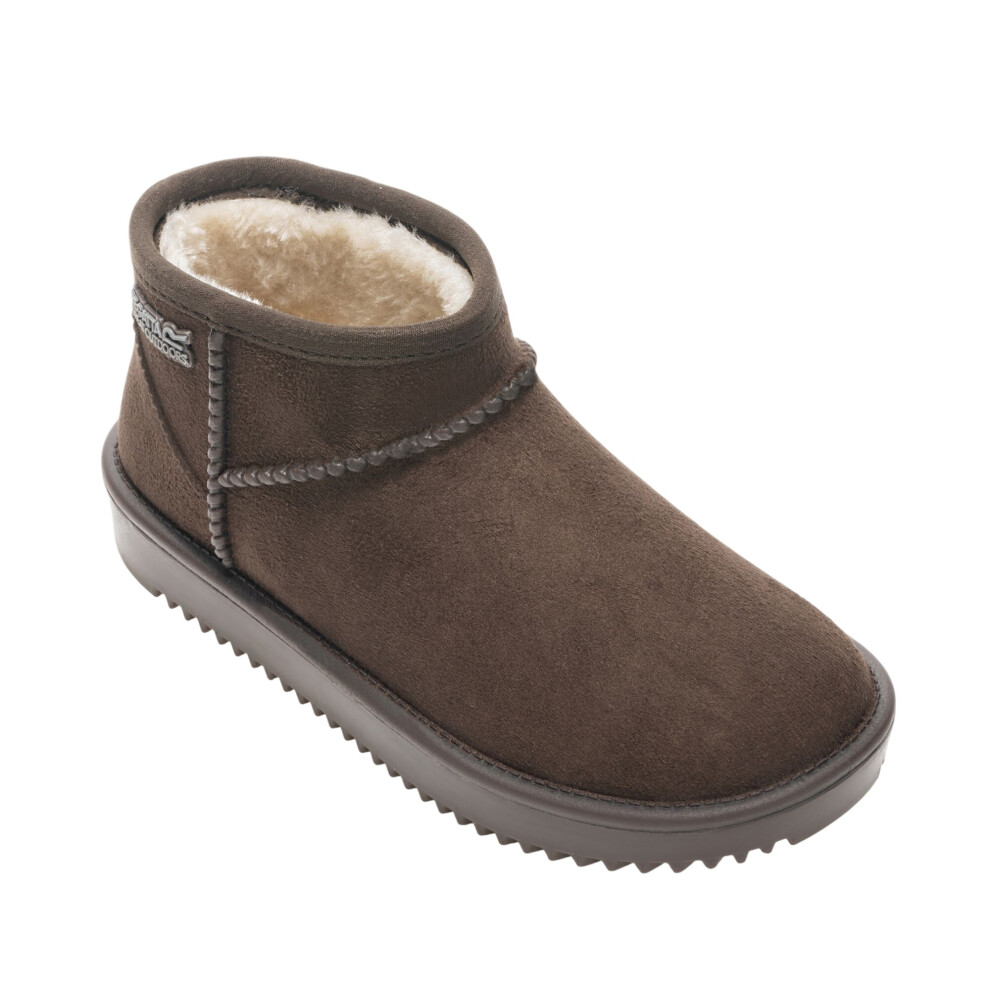 Regatta (13 Uk Child, Chocolate) Childrens/Kids Risley Waterproof Winter Boots