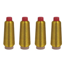 4X Computer -Stitch Embroidery Threads 3000M Sewing Thread  Textile Metallic Yarn Woven Embroidery  Golden