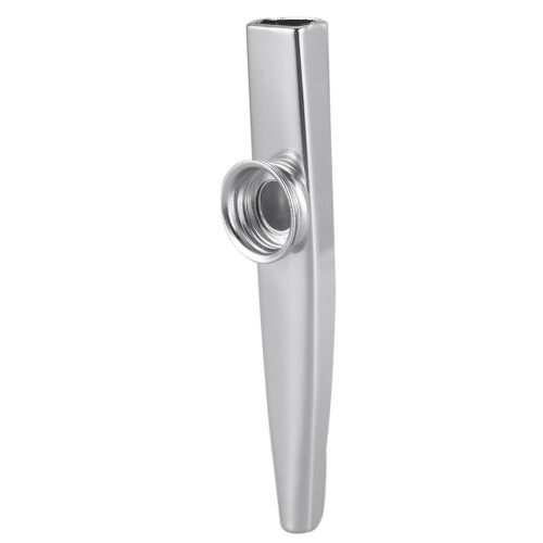 2X New Silver Kazoo Aluminum Alloy