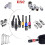 Hexagonal to Square Socket Adapter Shank Drill Adaptor Set, 4-in-1 Impact Grade Socket Adapter 3
