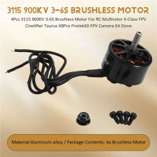 12 Stuks 3115 900KV 3-6S Borstelloze Motor voor RC Multirotor X-Klasse FPV Cinelifter Taurus X8Pro Protek60 FPV-Camerakit Klaar