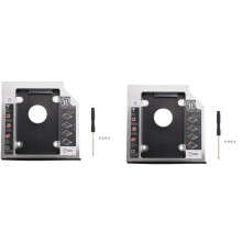2X 2Do Hdd Ssd Bandeja Caddy de Disco Duro Reemplazo para T420 T430 T510 W510 W520