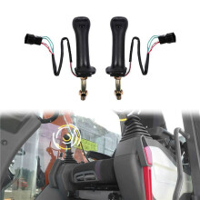 10X 3 Buttons Excavator Joystick Assy Handle Gears for Daewoo Doosan DH DX150 215 225 300 370-9C Left